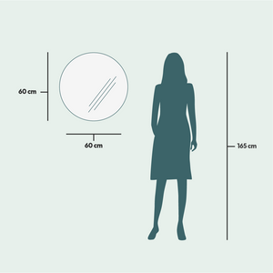 Round wall mirror (60cm)