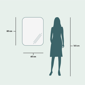 Aava Lichtspiegel (60x80 cm)