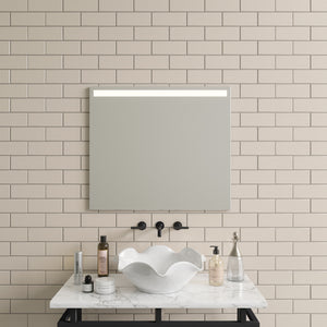 S Mirror With LED Lights (80x60 cm)