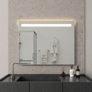 S Mirror With LED Lights (90x70 cm)
