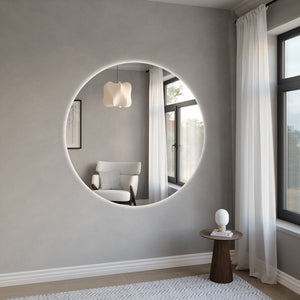 Extra-Large Round Mirror With LED-Lights (150cm)