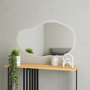 Sand - Asymmetrical Mirror With Lights (75x130cm)