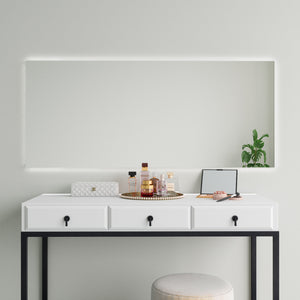 Rectangular Mirror With Lights (140x60cm)
