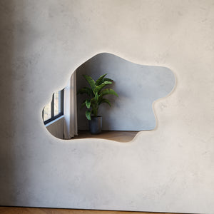 Island - Frameless Mirror With Backlight (125x83cm)
