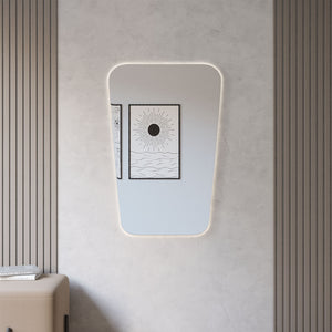 Retro Style Mirror With Lights (80x100cm)