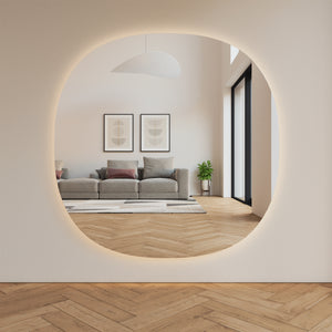 Cliff Mirror with Lights (140 cm)