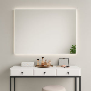 Rectangular mirror with LED lights (80x100 cm)