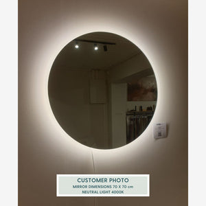 Full Lux Round LED Mirror (120cm)