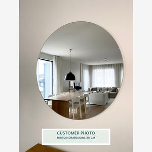 Round wall mirror (120cm)