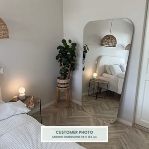 Retro Style Mirror With Lights (80x120cm)