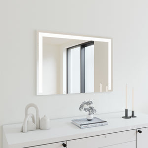 L Mirror With LED Lights (120x70 cm)