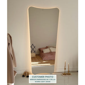 Vintage Style Full-Length Mirror with LED lights (88x190 cm)