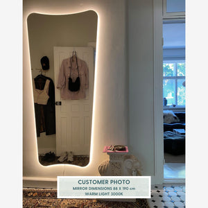 Vintage Style Full-Length Mirror with LED lights (88x190 cm)