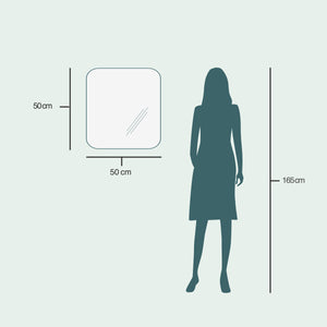 Aava wall mirror (50x50 cm)