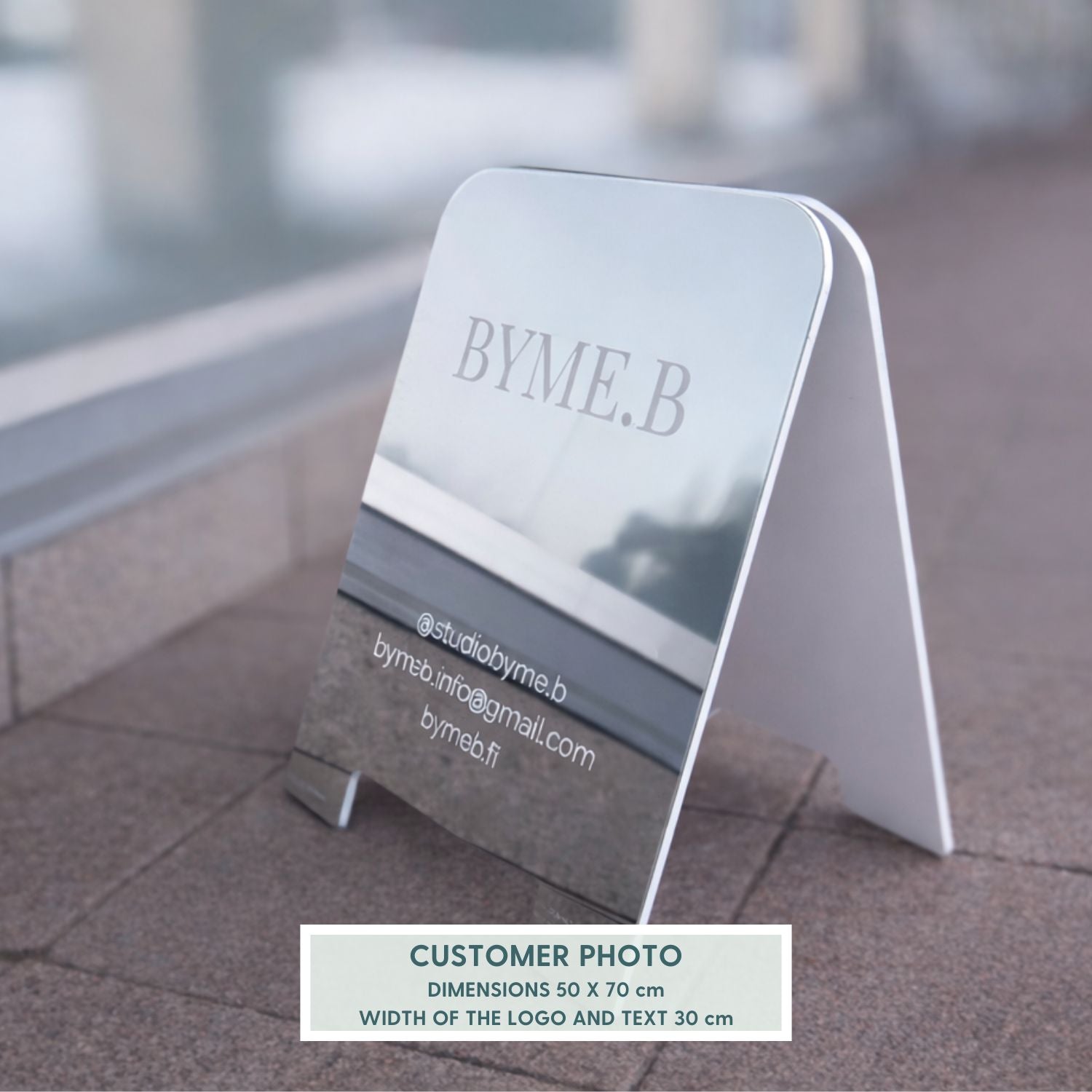 A-ramskylten (50x70 cm)