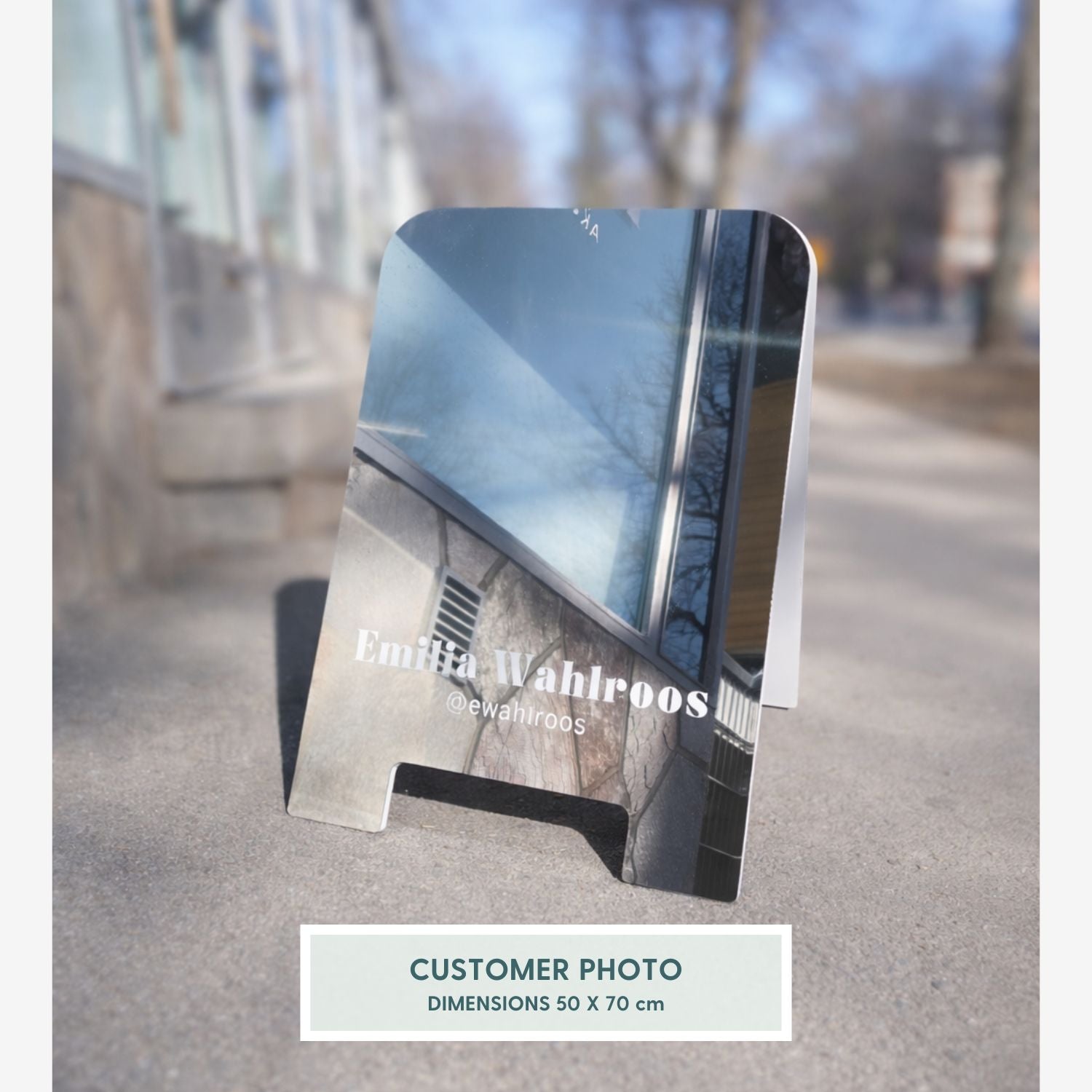 A-ramskylten (50x70 cm)