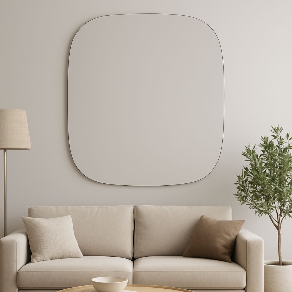 Aava väggspegel (100x100 cm)