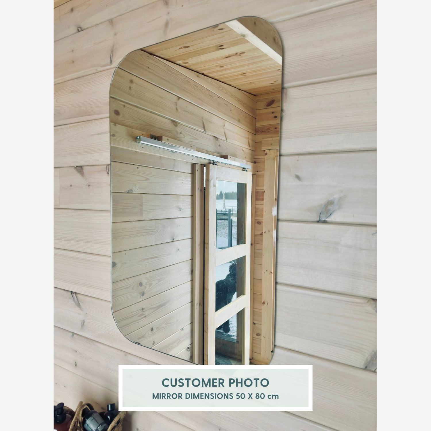 Aava wall mirror (50x60 cm)