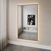 Slimline Full-Length LED Mirror With With Thermo-Treated Alder Frame (100x170 cm)