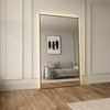 Slimline Full-Length LED Mirror With With Thermo-Treated Alder Frame (130x220 cm)