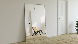 Aitta - Wall Mirror With Black Frame (100x100cm)