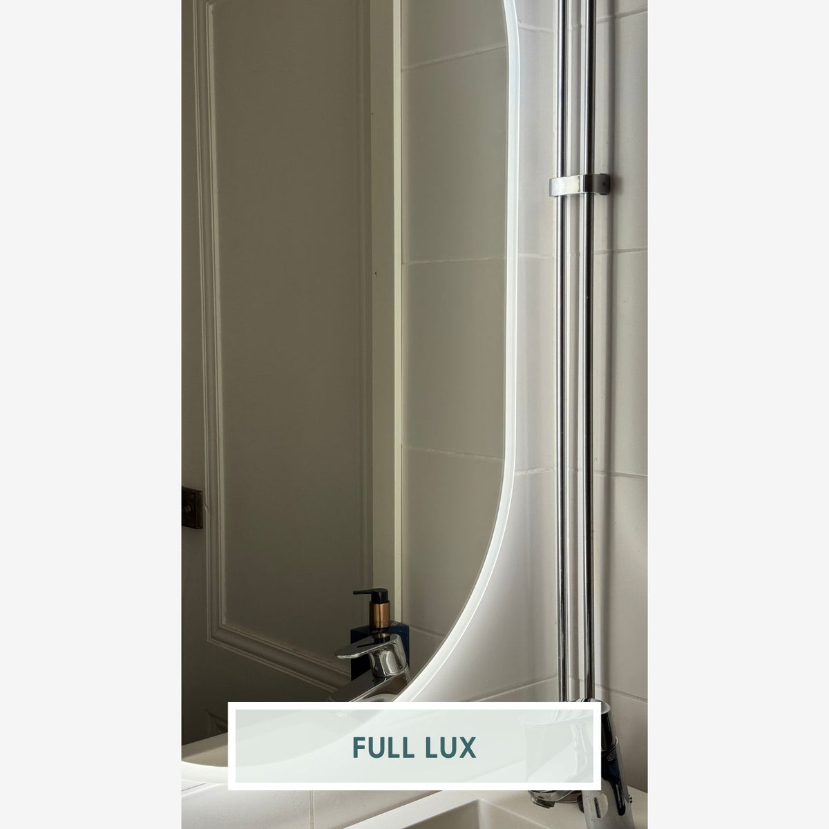 Full Lux Oval LED Mirror (100x150cm)