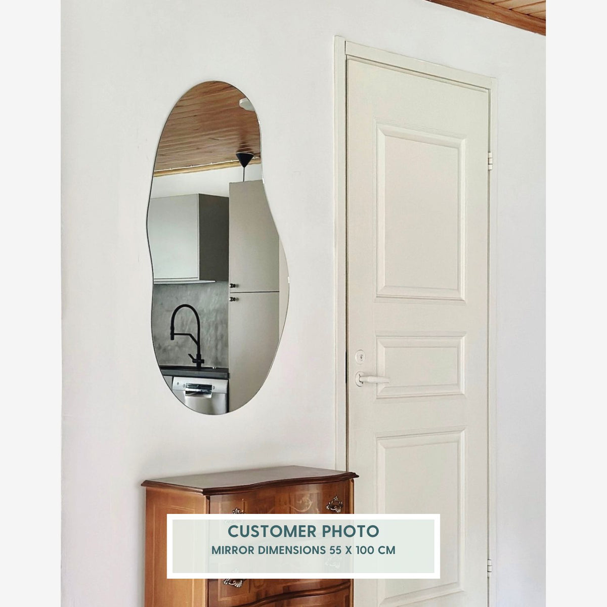 Sand wall mirror (55x100cm)