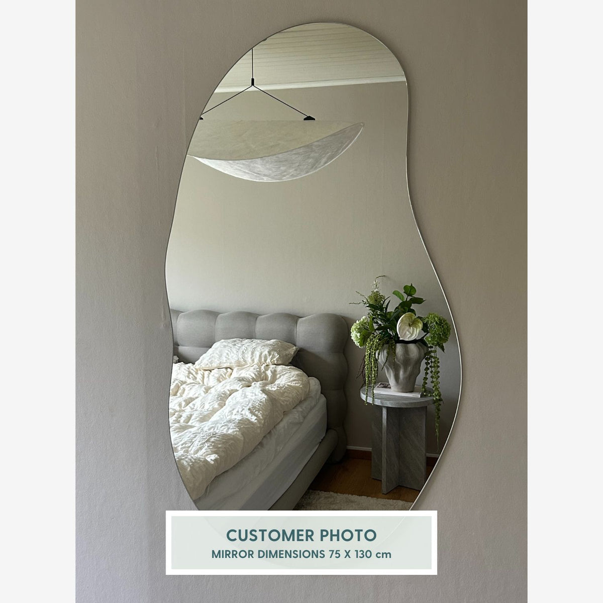 Sand wall mirror (75x130cm)