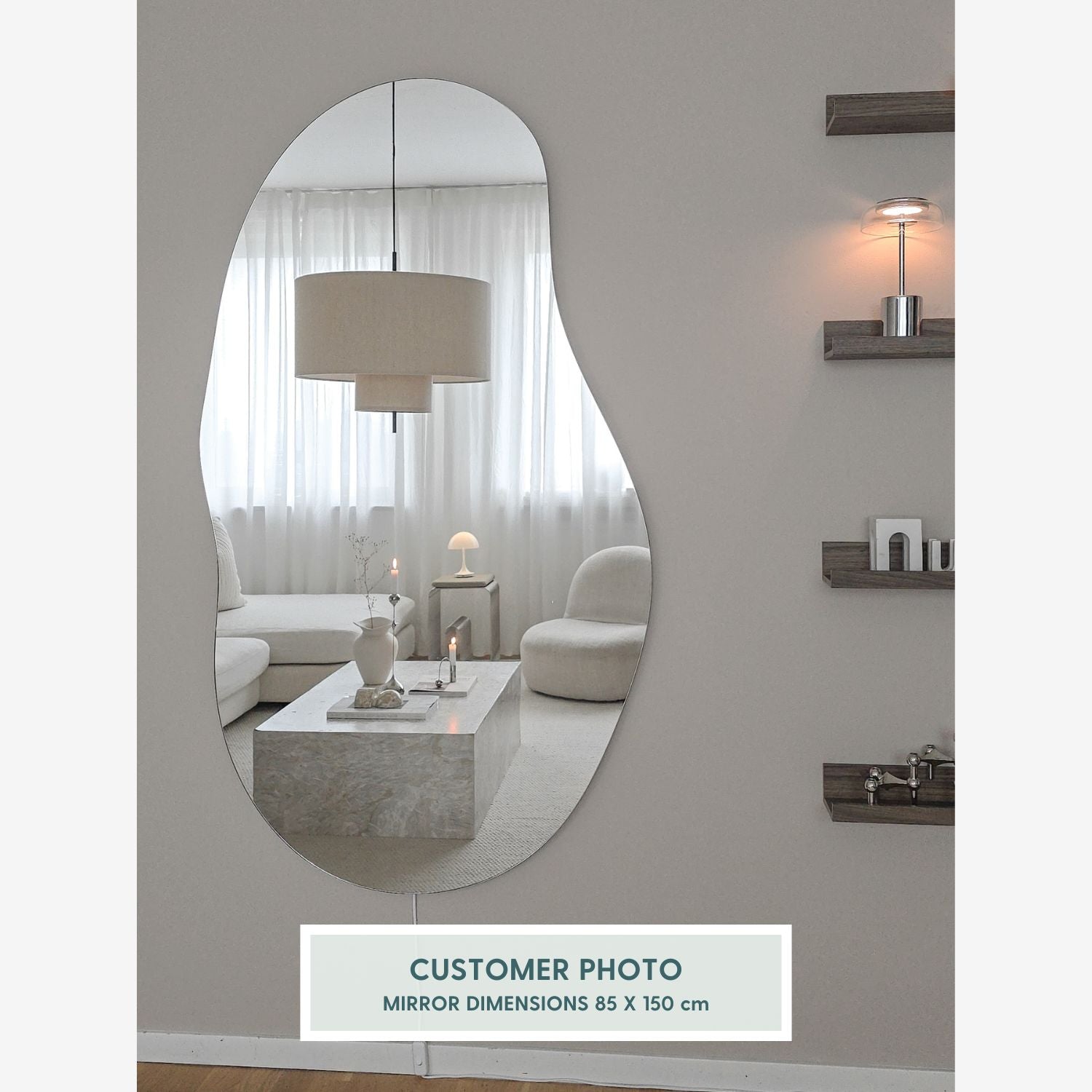 Sand Spiegel (85x150cm)