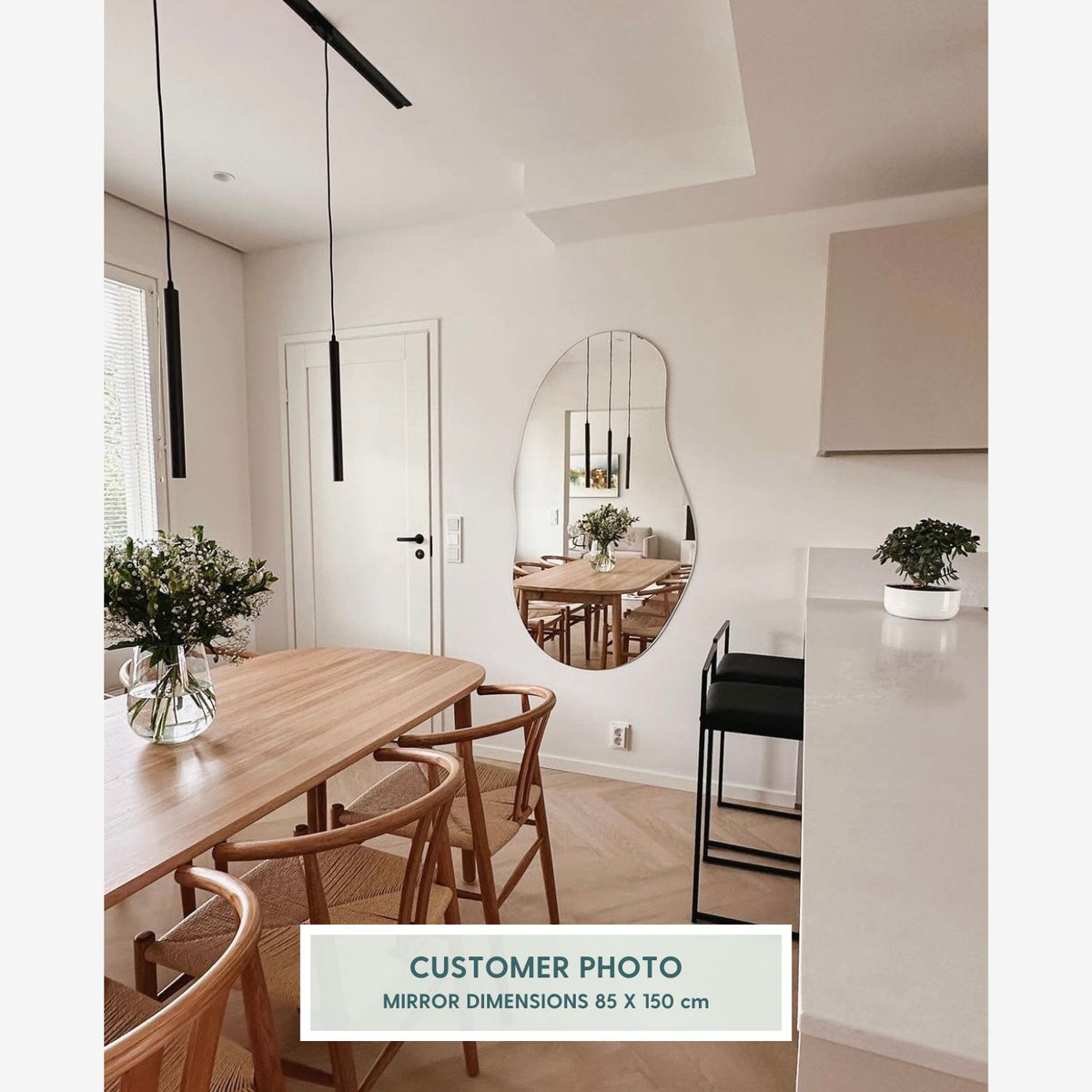 Sand wall mirror (75x130cm)