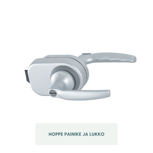 Usva – kylpyhuoneen ja höyrysaunan lasiovi alumiinikarmilla