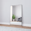 Slimline - Large Full Length Mirror With Black Frame (80x135cm)