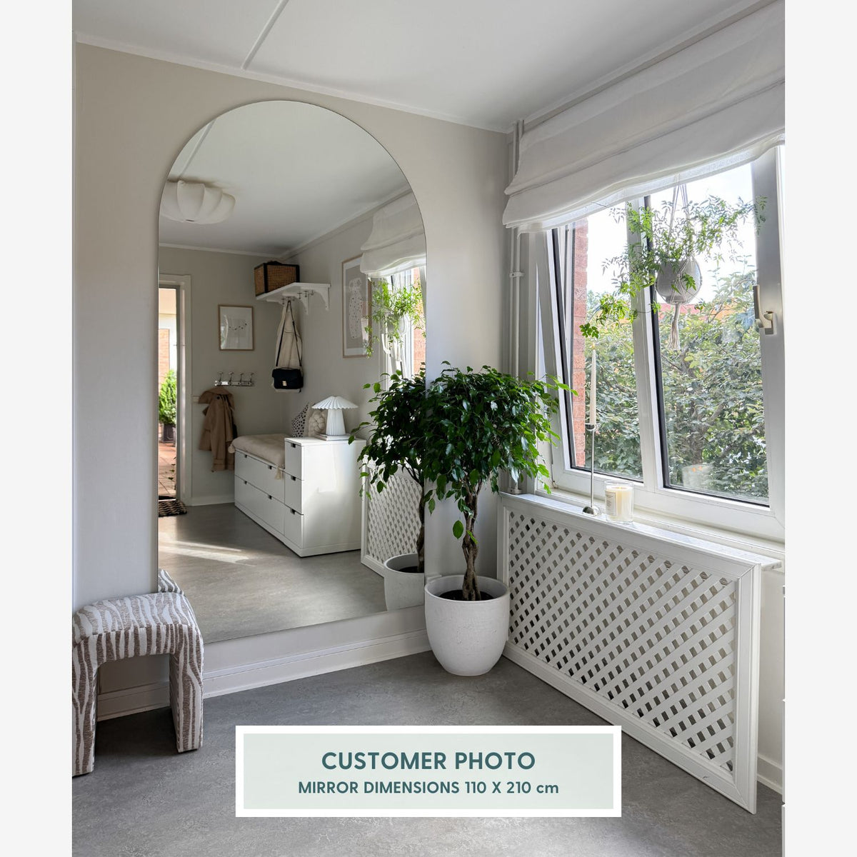 Kaari - Extra-Large Arch Mirror (130x220cm)