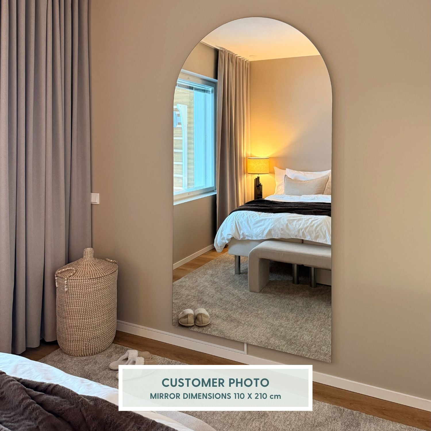 Kaari - Extra-Large Arch Mirror (110x210cm)