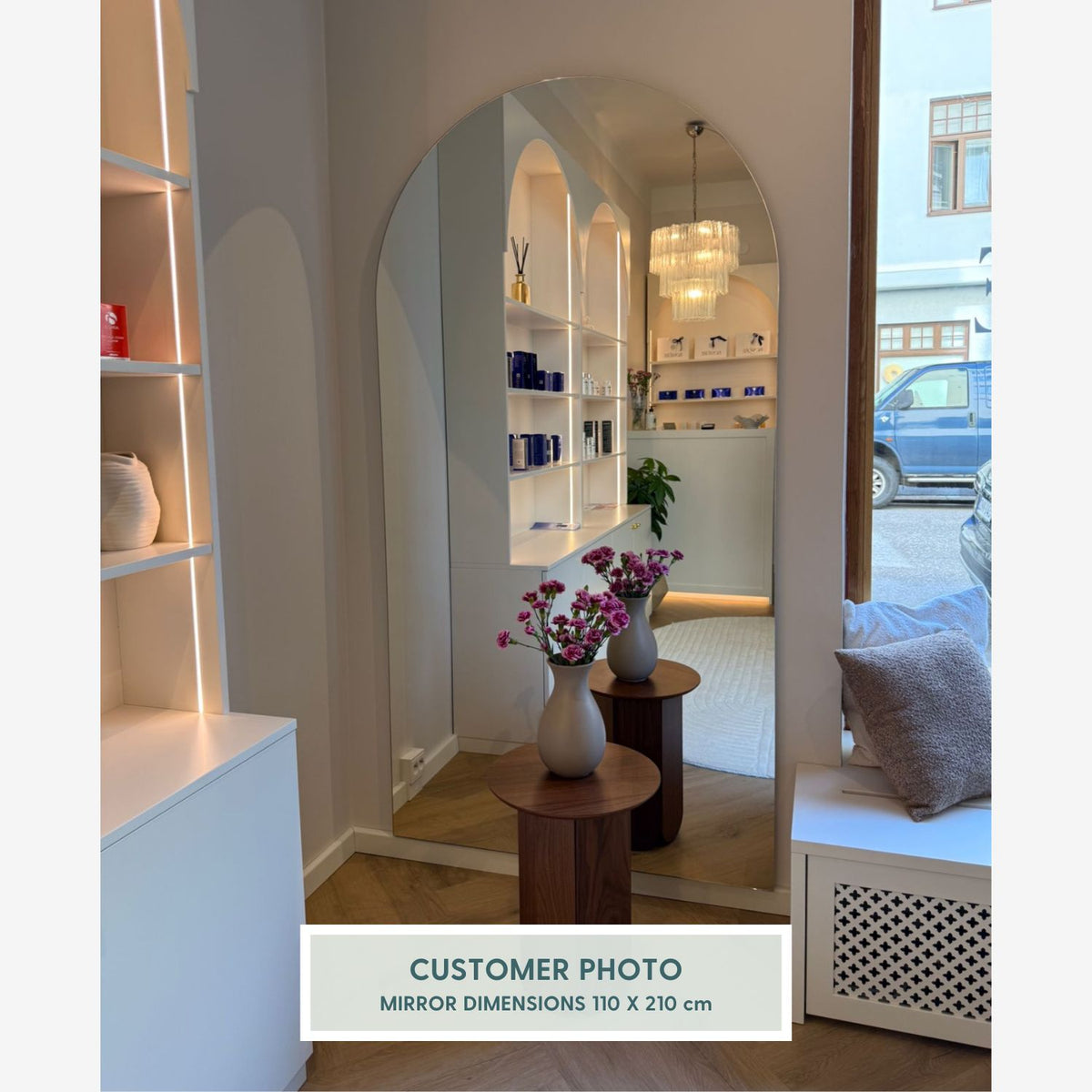 Kaari - Extra-Large Arch Mirror (130x220cm)