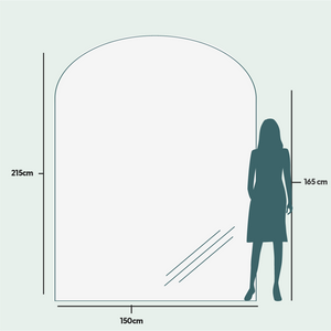 Kaari - Extra-Large Arch Mirror (150x215cm)