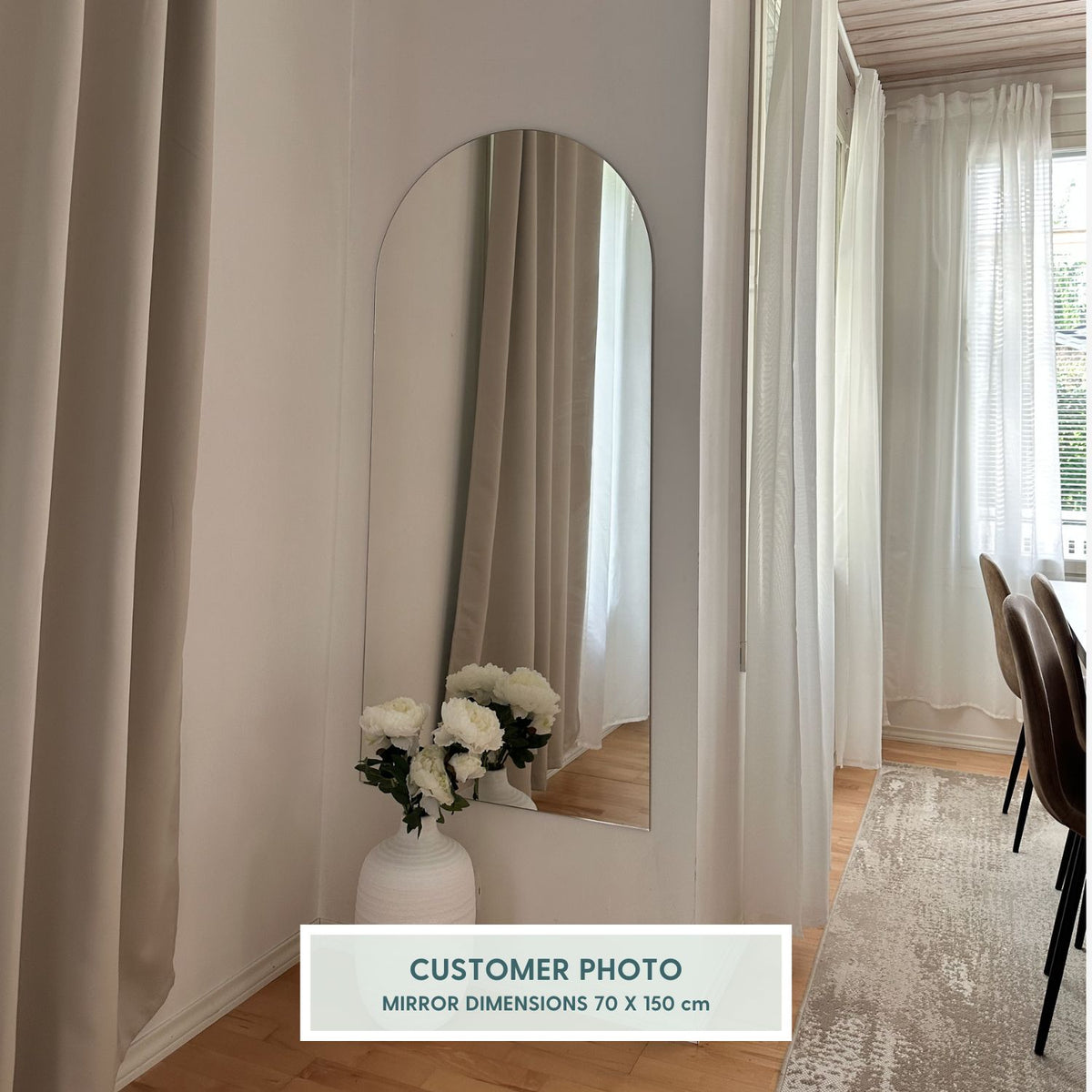 Kaari - Full Length Arch Mirror (70x150cm)