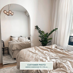 Kaari - Large Modern Arch Mirror (90x190cm)