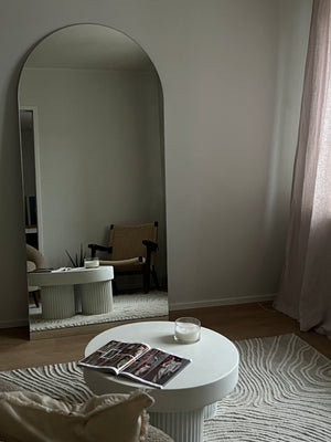 Kaari - Stor Modern Bågspegel (90x190cm)