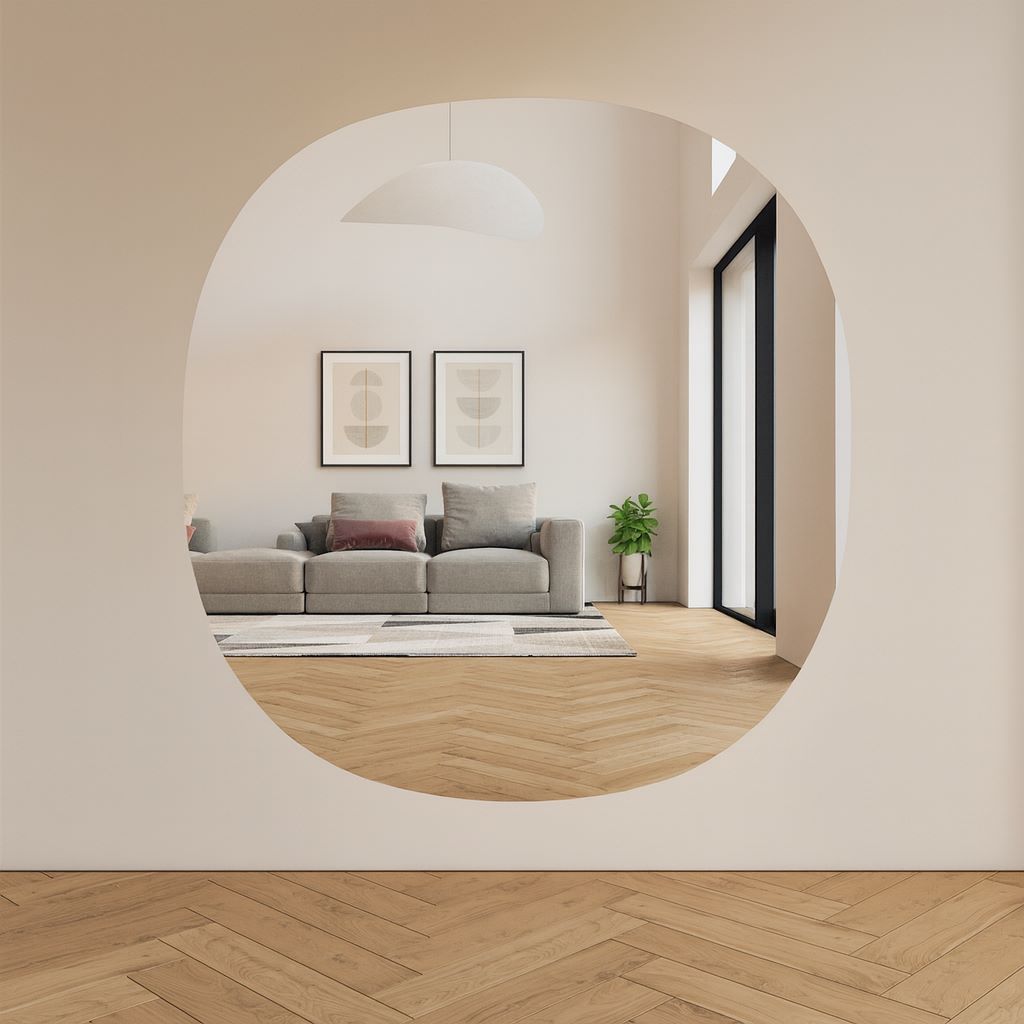 Cliff wall mirror (120 cm)