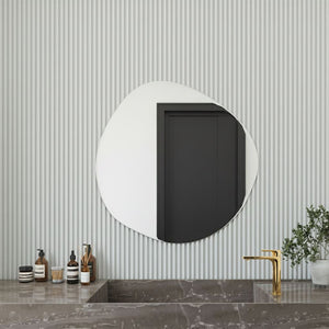 Stone wall mirror (70x70 cm)