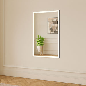 Black Full Lux Mirror With Lights (120x70cm)