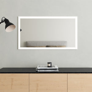 White Full Lux Mirror With Lights (50x90cm)