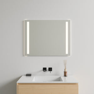 Größe M Spiegel Mit LED-Beleuchtung Und Hintergrundbeleuchtung (90x70cm)