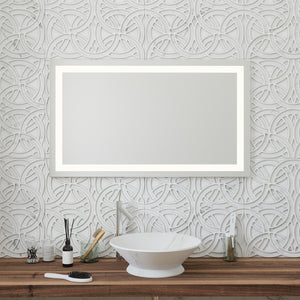 Size XL Mirror With Lights And Backlight (120x70cm)