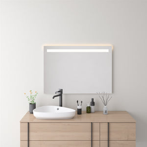 Größe S Spiegel Mit LED-Beleuchtung Und Hintergrundbeleuchtung (100x70cm)