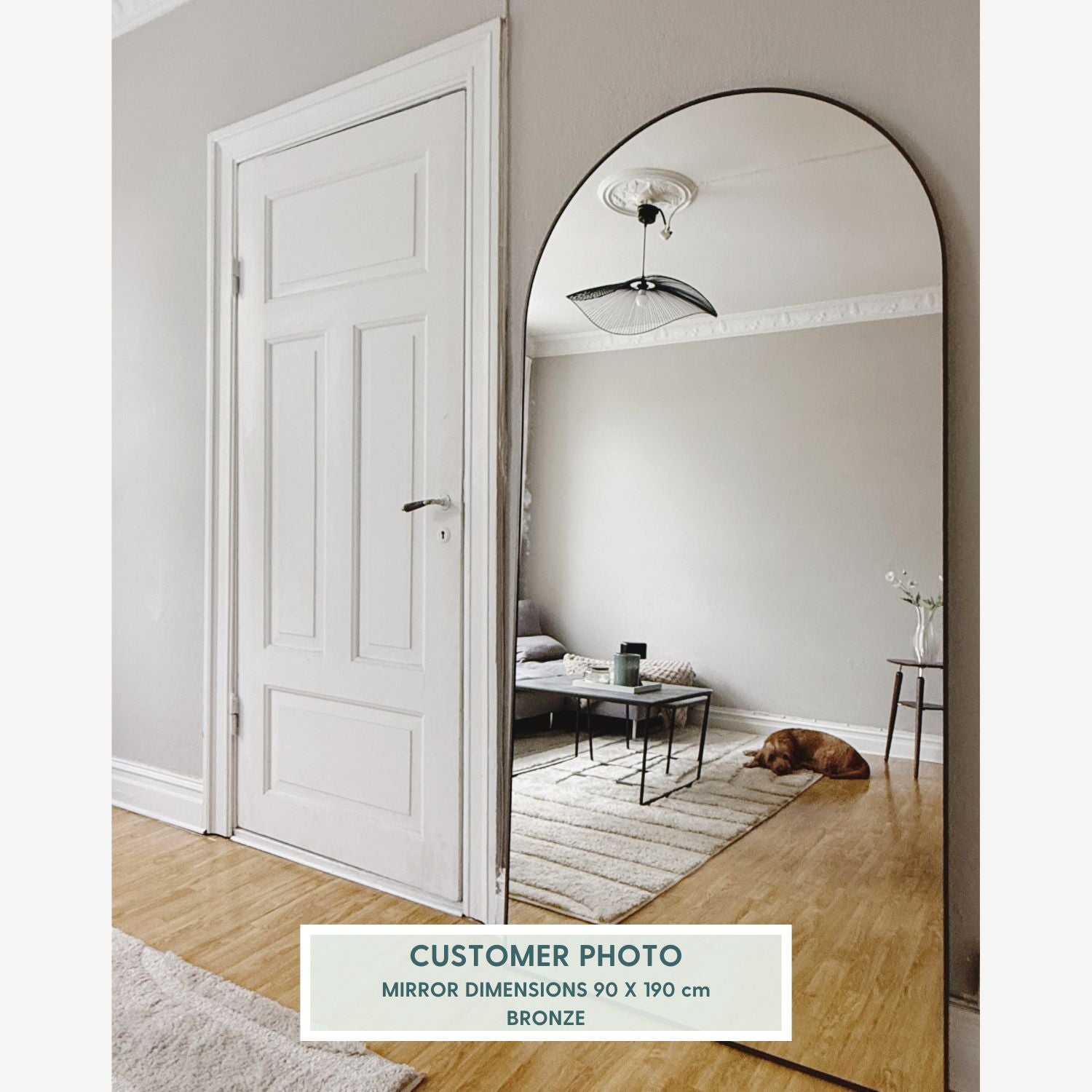 Lato Kaari - Arch mirror with frame