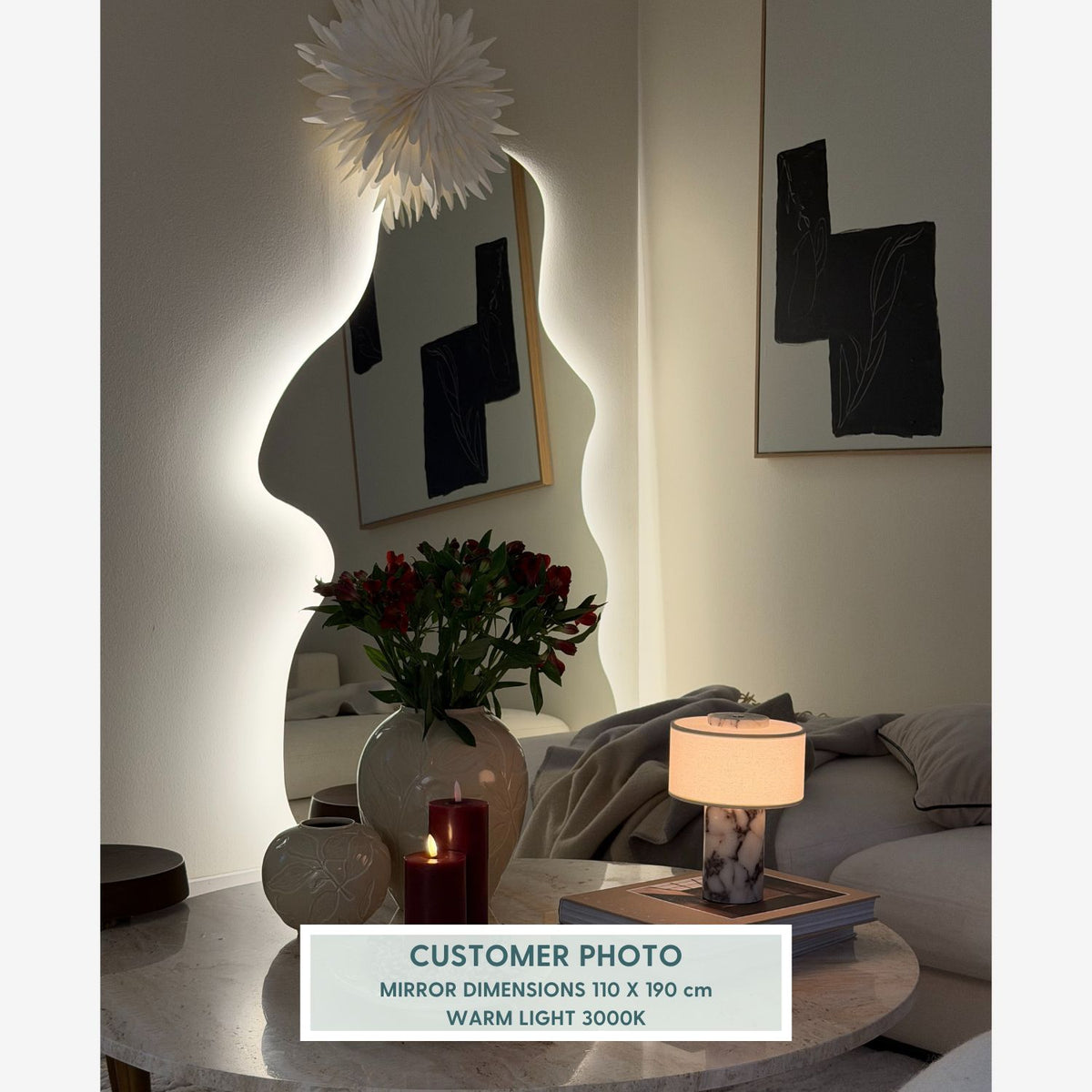 Lighthouse Mirror With Backlight (80x140cm)