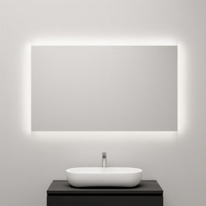 Rechteckiger Spiegel mit Beleuchtung (80x60cm)