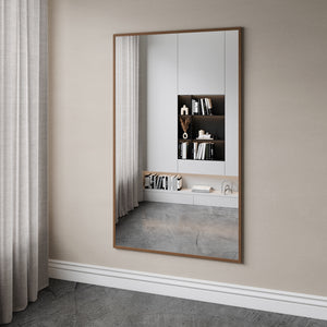 Slimline - Full Length Mirror with Thermally Modified Alder Frame (100x170cm)